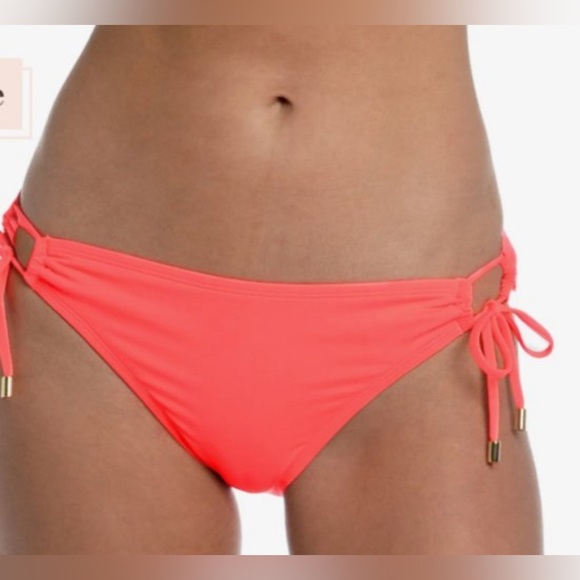 NWT La Blanca Island Goddess Side Tie Adjustable Hipster Bikini Bottom Size 10 - Picture 1 of 5